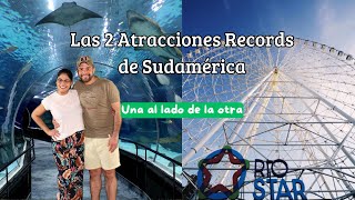 El ACUARIO y RUEDA mas GRANDE de Sudamérica  Atracciones en RIO DE JANEIRO [upl. by Mcnamee762]