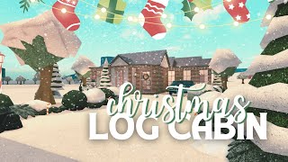 Christmas Log Cabin  Bloxburg [upl. by Caesar936]