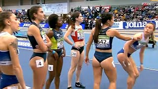 Campeonato Femenino 60m Lisos  España Pista Cubierta 2020 [upl. by Yraek]