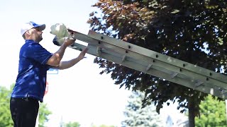 How To Set Up A Ladder Properly [upl. by Broeder]