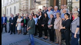 KONFERENCIJA ZA NOVINARE KOALICIJE SRBIJA PROTIV NASILJA  DR BRANISLAV BATA ANDRIĆ 11022023 [upl. by Nodnas]