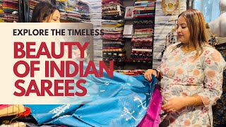 Saree boutique in KolkataShopping vlogSaree shopping in Kolkata [upl. by Enialed]