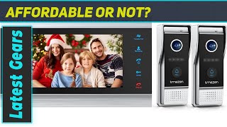 TMEZON 7quot Video Door Phone Visual Intercom System  Best Home Security Solution [upl. by Chavaree]