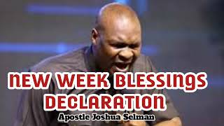 BLESSINGS DECLARATION FOR THE NEW WEEK churchonline motivation trustinchrist religiousactivity [upl. by Burke]