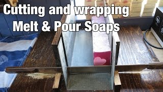 Cutting amp Wrapping Melt amp Pour Soaps [upl. by Cloots]