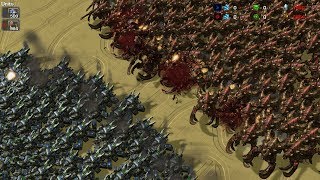 1000 SIEGE TANKS vs 1000 ULTRALISKS  StarCraft 2 MASSIVE Battle [upl. by Cacilie]