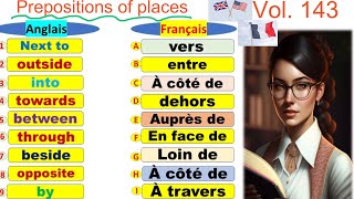 Les prépositions de lieu english french français [upl. by Jo]