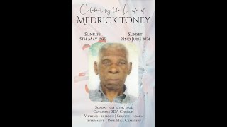 Medrick Toney  Funeral Service [upl. by Akeme]