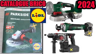 catalogue lidl bricolage 2024 perforateur burineur Parkside performance support scie à onglet [upl. by Adnir]