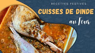 Cuisse de dinde ★ braisée lentement au four [upl. by Terrab]