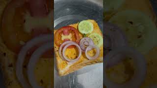 Grilled crispy sandwich😄 grilledsandwich youtube videos mastivlog [upl. by Nayllij]