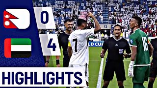 Nepal Vs UAE Full Match Highlights  FIFA World Cup Qualifiers 2023 [upl. by Aicert812]