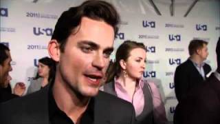 Matt Bomer talks White Collar at USA Upfronts [upl. by Yrrej]