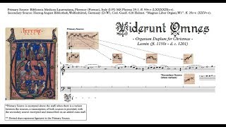 Leonin Organum Duplum quotViderunt Omnesquot comparative transcription [upl. by Arias]