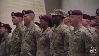 Fort Bragg 9717 Lt General Townsend amp 18th Airborne Welcome Home Ceremony [upl. by Huckaby]