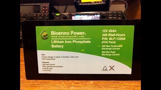 Bioenno 20AH LiFePO4 Battery [upl. by Eenttirb]