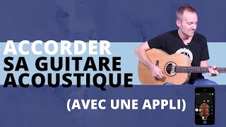 Comment accorder sa Guitare acoustique avec une application [upl. by Odlaner]