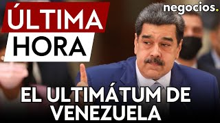 ÚLTIMA HORA  Tensión máxima en Venezuela da un ultimátum a Exxon por el conflicto con Guyana [upl. by Tikna]