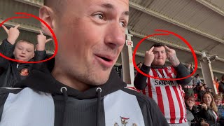 Sunderland 12 Newcastle away day vlog  HUGE DERBY WIN AGAIN AT THE STADIUM OF LIGHT [upl. by Adnohrahs]