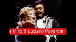 Aprile Millo amp Luciano Pavarotti Verdi Un ballo in maschera  Teco io sto [upl. by Goeselt]