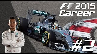 F1 2015 LEWIS HAMILTON Career Mode  PART 2 Malaysian Grand Prix [upl. by Towbin]