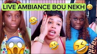 En live partie 2 ambiance avec mame ndiaye savon maman vulgaire et nogaye kara 🤣🤣🤣🤣 [upl. by Ardnaeel]