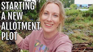 STARTING A NEW ALLOTMENT PLOT  ALLOTMENT GARDENING FOR BEGINNERS [upl. by Alguire]