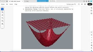 Parametric Design Grasshopper Tutorial 3  Class 1  Simulating a Tensile Structure with Kangaroo2 [upl. by Ssegrub]