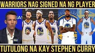 WARRIORS nag SIGNED na ng PLAYER na TUTULONG kay STEPHEN CURRY [upl. by Budworth386]