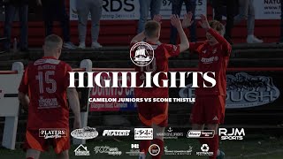 Match Highlights vs Scone Thistle 191024 [upl. by Nnylesor]