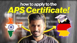 Step by Step  How to Apply for the APS certificate in 2024 🇩🇪 [upl. by Cooley]