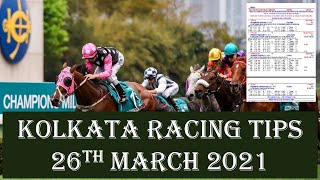 KOLKATA RACING TIPS 26TH MARCH 2021 [upl. by Riatsila]