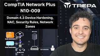 Network Plus N10009 Full Course Domain 43 Device Hardening NAC Security Rules Network Zones [upl. by Fotinas]