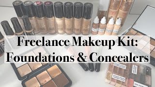 MAKEUP KIT Foundations amp Concealers [upl. by Erimahs]