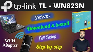 Tp Link Wn823n wifi Adaptor  300Mbps installation  tp link Wn823n ko install kaise kare pc me 🔥🔥 [upl. by Bianchi]