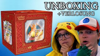 Pokemon Glurak ex Super Premium Kollektion Opening deutsch  Review  Spoiler  Unboxing Trader 2024 [upl. by Marney415]