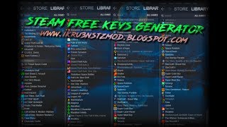 Steam Free Keys Generator v11  Generate a Random Game Keys Working 2019 Proof [upl. by Annaerb]