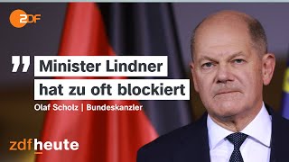 AmpelAus besiegelt Bundeskanzler Scholz entlässt Finanzminister Lindner  die ganze Rede [upl. by Adyht]