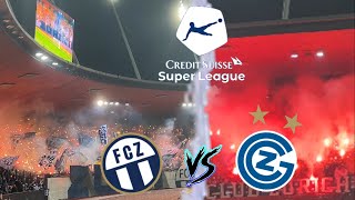 FCZ🦁 vs GC🦗  Stadionvlog  SÜDKURVE PYRO SHOW🤩😮 283 Zürcher DERBY🤯  VLOG 25 [upl. by Amadus]