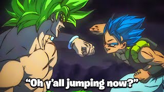 When GOGETA spawned in to beat the CTE out of BROLY [upl. by Khalil]