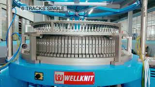 WELLKNIT SINGLE CIRCULAR MACHINE SERIES 凹凸單面圓機系列 [upl. by French]