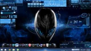 Windows 8 Blue Alien Theme Tutorial [upl. by Paris166]