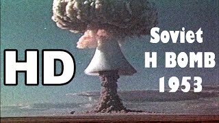 HD The Destructive Power Of Hydrogen Bomb Soviet RDS6s 1953 [upl. by Adliw]