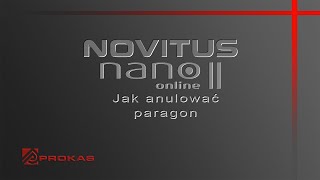 Kasa fiskalna Novitus Nano II  anulowanie paragonu [upl. by Megdal]