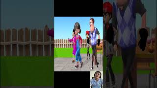 Scary Teacher 3D vs Squid Game Egg Throwing Game  Granny vs Ice Scream Troll Miss T vs 3 Neighbor [upl. by Jauch]