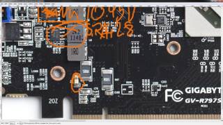 PCB Breakdown HD 7970 SOC  when gigabyte goes all in [upl. by Arodoet]