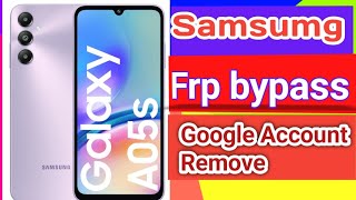 Samsung A05s Frp Bypass 2024  Android 1213  Samsung A05s Frp Unlock tool [upl. by Bury]