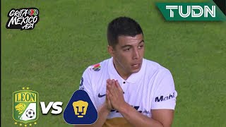 ¡Era suya Lira DESPERDICIA un jugada de gol  León 00 Pumas  Grita México AP2021 J14  TUDN [upl. by Vesta]