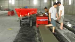 precast concrete lightweight wall panel making machine for precast house partition [upl. by Eatnahs]