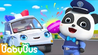 Super Police Patrol Team  Police Car  Police Car and Policeman  Police Chase  Babybus [upl. by Gilder]